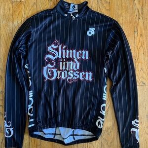 Cycling Black and White Cycling Jersey